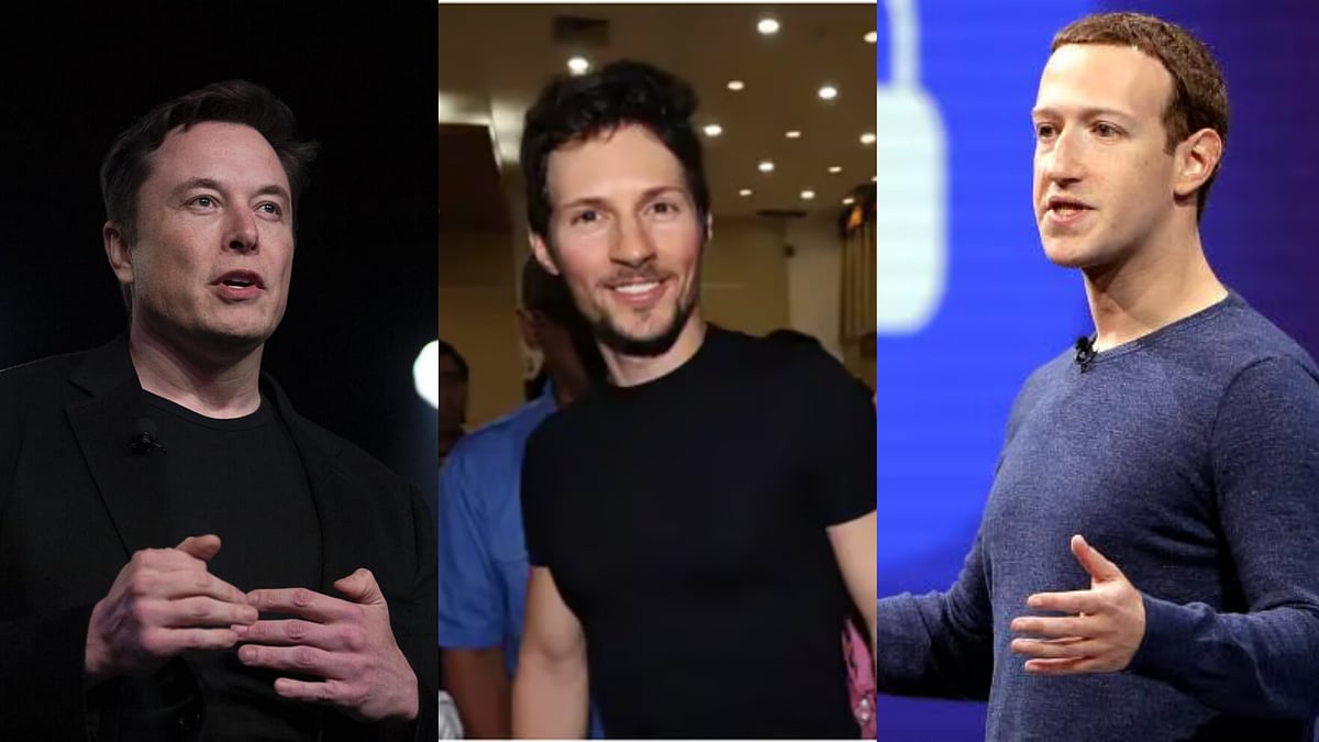 | Photo: AP : Elon Musk Slams Wrongful Arrest Of Telegram CEO, Calls For Zuckerberg TO Be Arrested Instead
